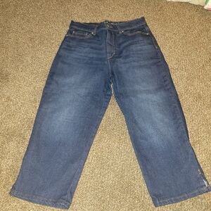 Gloria Vanderbilt Women's Dark Blue Capri Jeans